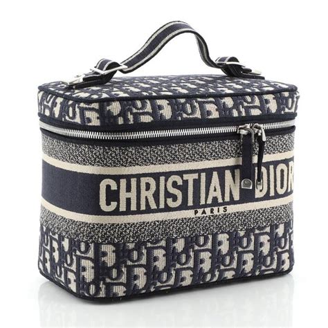 dior vanity case round|christian Dior oblique vanity case.